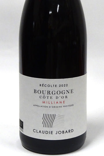Jobard, Claudie 2022 Bourgogne Rouge Cuvee Milliane